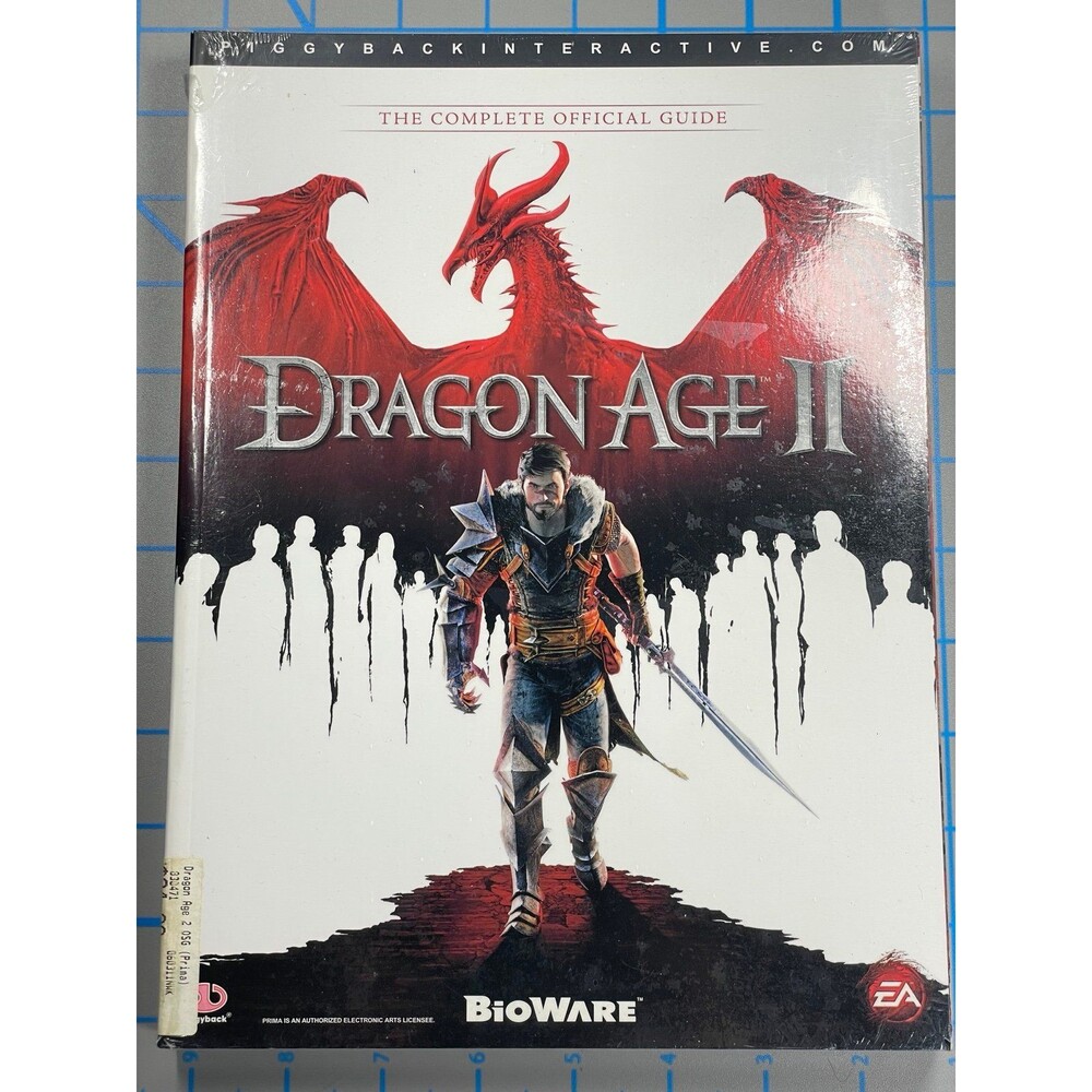 EA Games Dragon Age 2 II Strategy Guide Video Game Piggyback Piggy Back Bioware